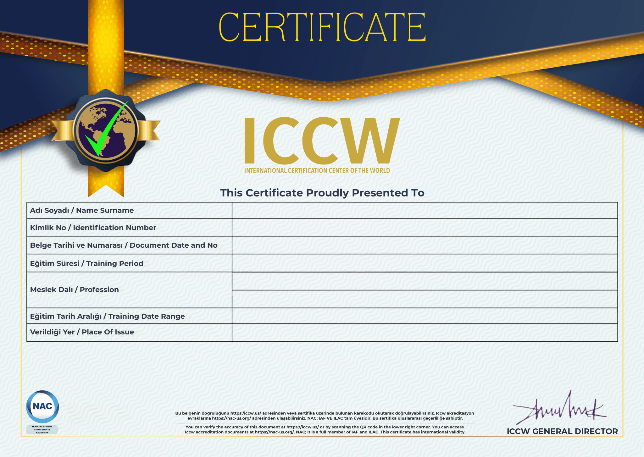 Certificate Background